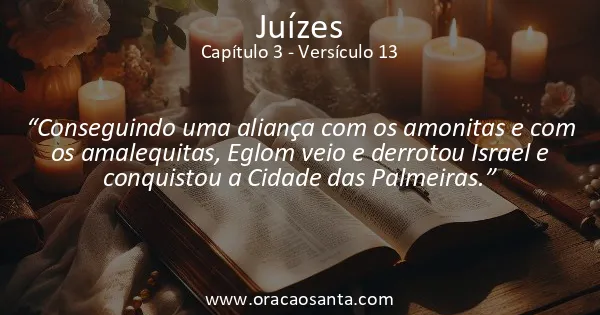 Juízes 3:13