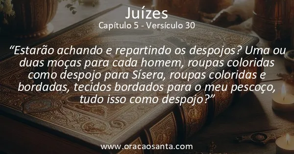 Juízes 5:30