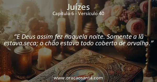 Juízes 6:40