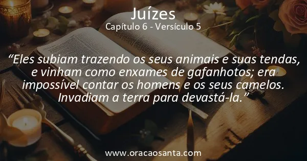 Juízes 6:5