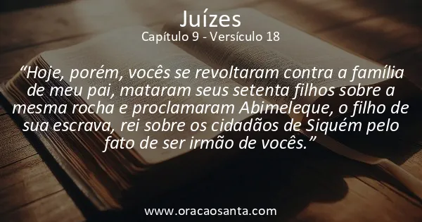 Juízes 9:18
