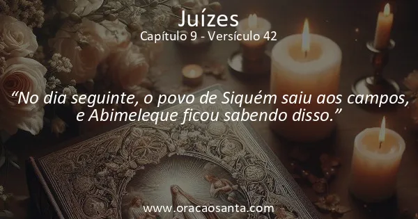 Juízes 9:42