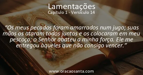 Lamentações 1:14