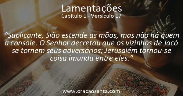 Lamentações 1:17