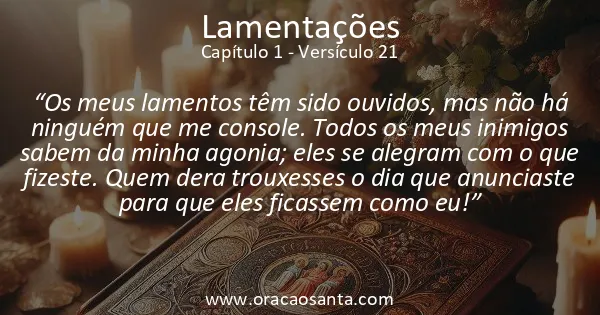 Lamentações 1:21