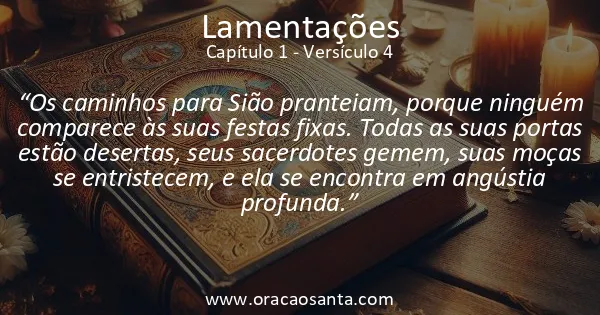 Lamentações 1:4