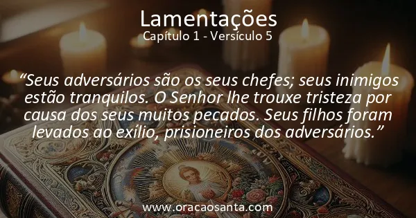 Lamentações 1:5