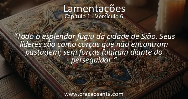 Lamentações 1:6