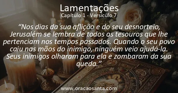 Lamentações 1:7