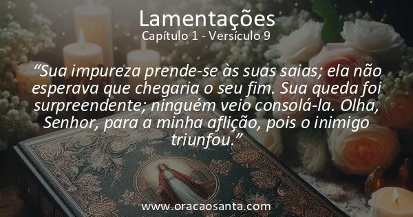 Lamentações 1:9