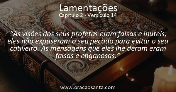 Lamentações 2:14