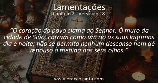 Lamentações 2:18