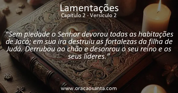 Lamentações 2:2