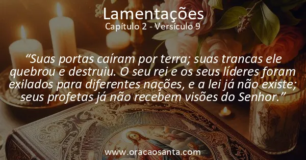 Lamentações 2:9