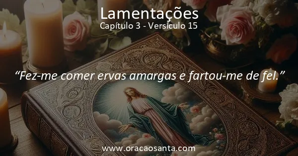 Lamentações 3:15