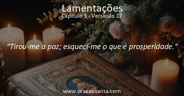 Lamentações 3:17