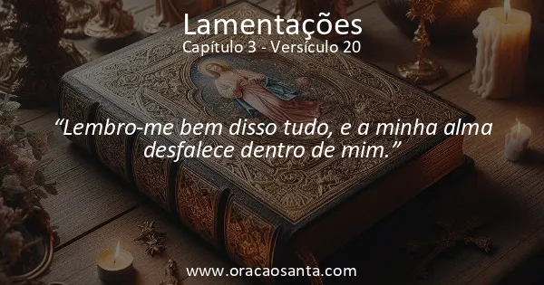 Lamentações 3:20