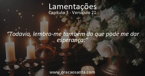 Lamentações 3:21