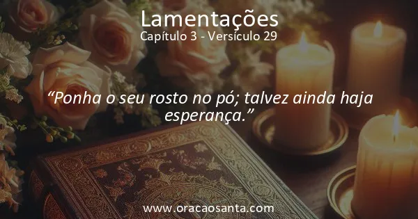 Lamentações 3:29