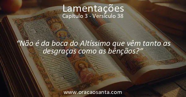 Lamentações 3:38