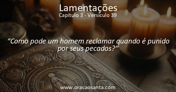 Lamentações 3:39