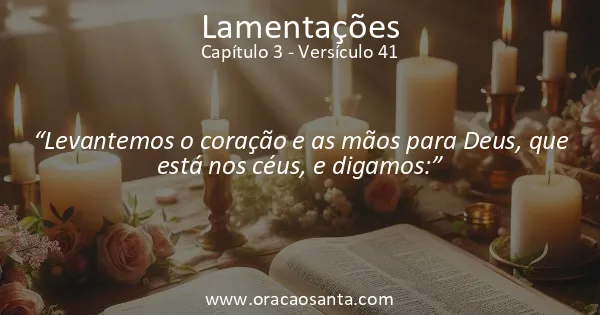 Lamentações 3:41