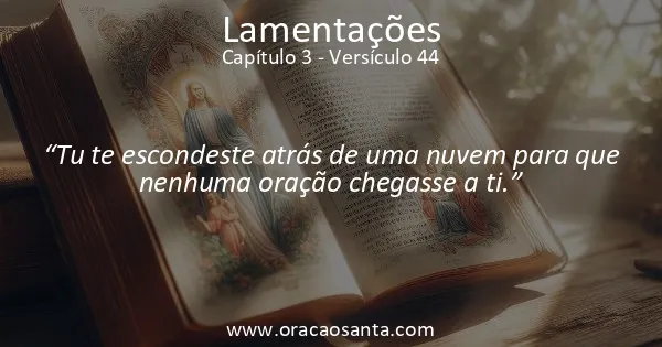 Lamentações 3:44
