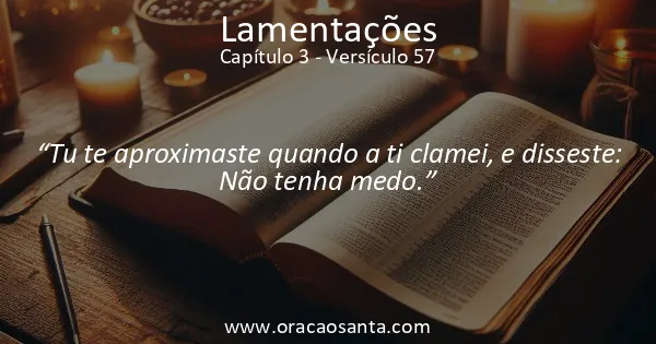 Lamentações 3:57