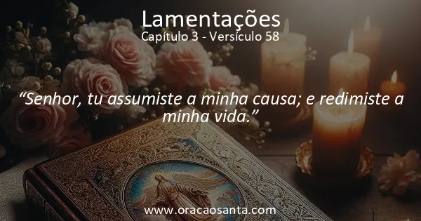 Lamentações 3:58