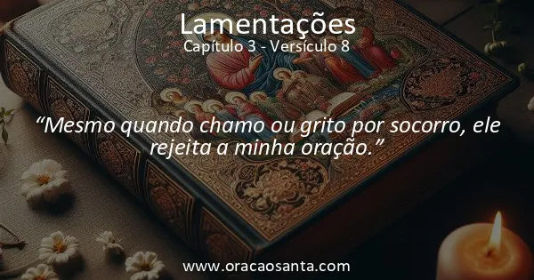 Lamentações 3:8