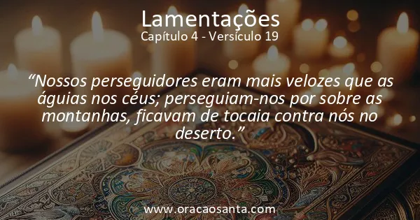 Lamentações 4:19