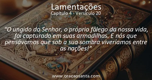 Lamentações 4:20