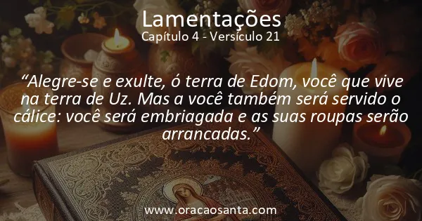 Lamentações 4:21