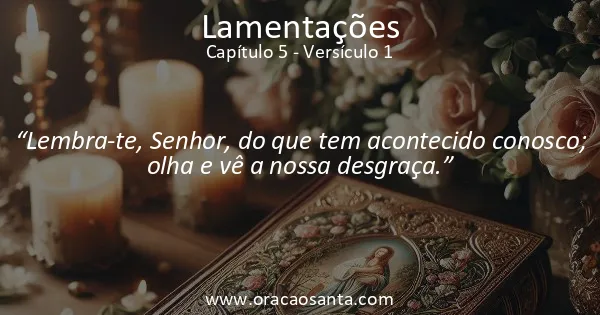 Lamentações 5:1