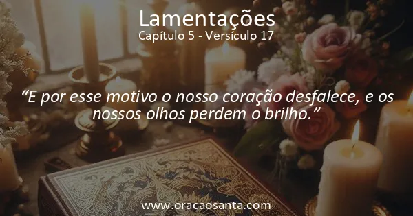 Lamentações 5:17