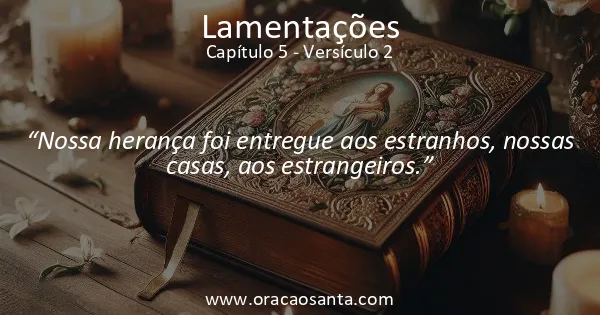 Lamentações 5:2