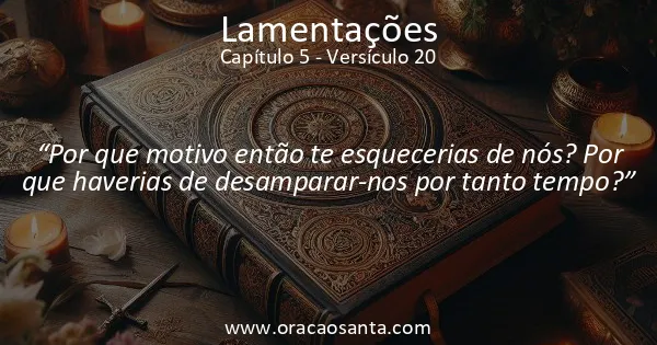 Lamentações 5:20