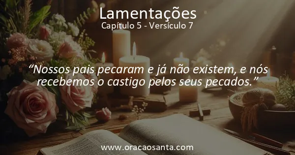 Lamentações 5:7
