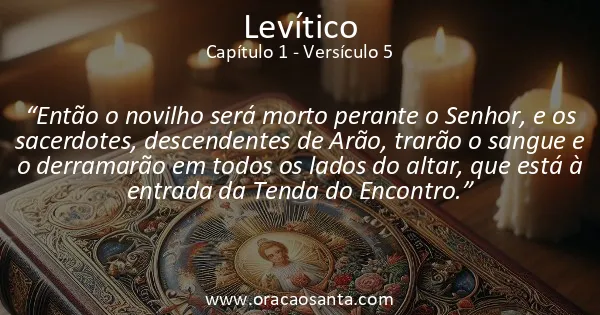 Levítico 1:5
