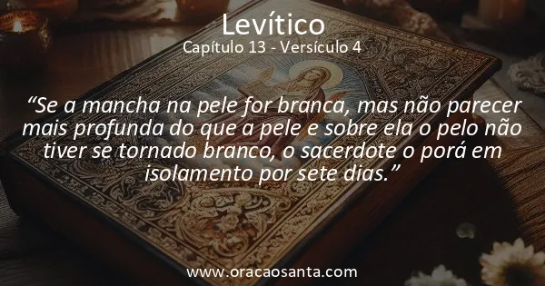 Levítico 13:4