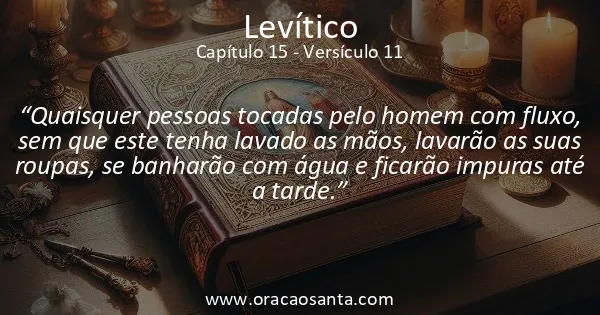 Levítico 15:11