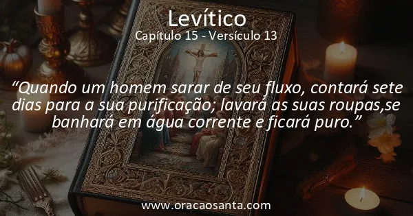 Levítico 15:13