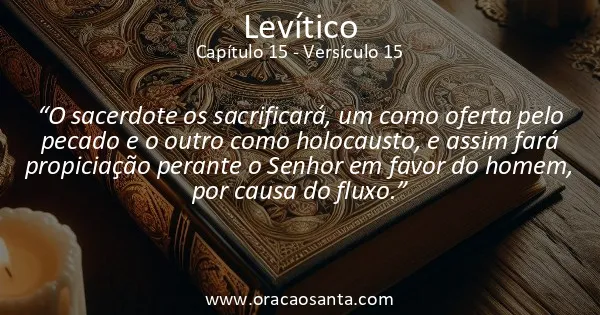 Levítico 15:15