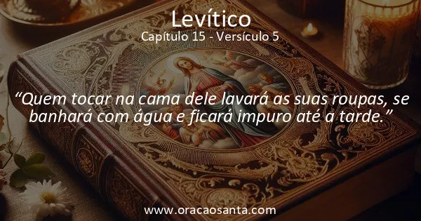 Levítico 15:5
