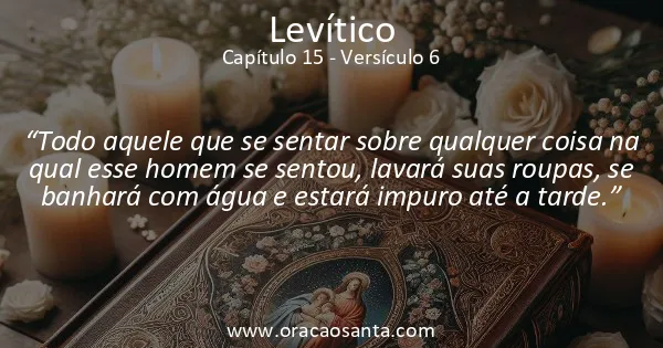 Levítico 15:6