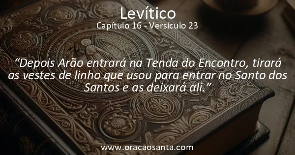 Levítico 16:23