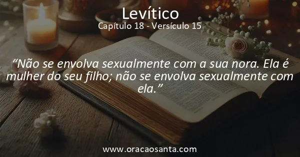 Levítico 18:15