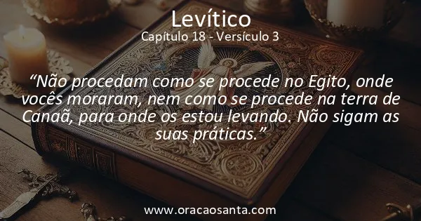 Levítico 18:3