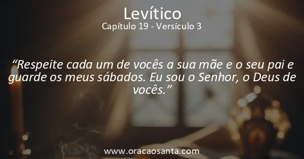 Levítico 19:3