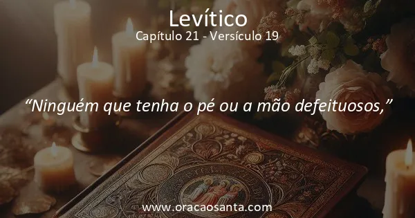Levítico 21:19